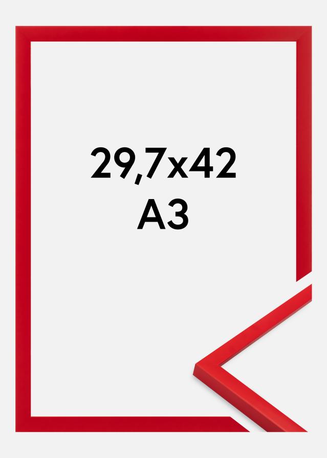 Rama Kent Szkło akrylowe Czerwony 29,7x42 cm (A3)