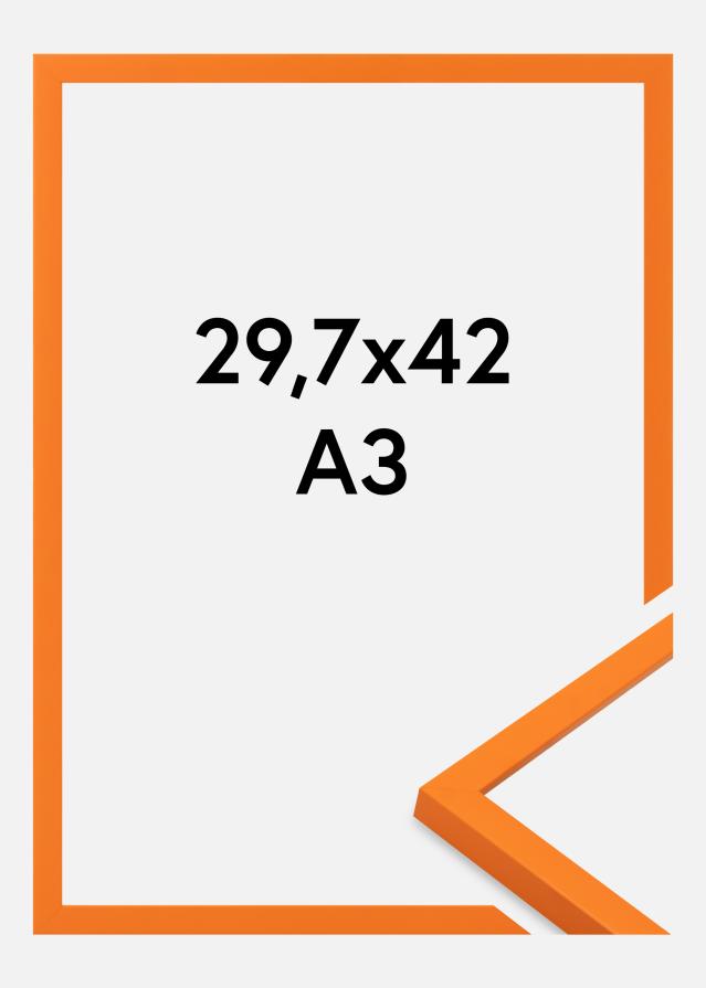 Rama Kent Szkło akrylowe Pomarańczowa 29,7x42 cm (A3)