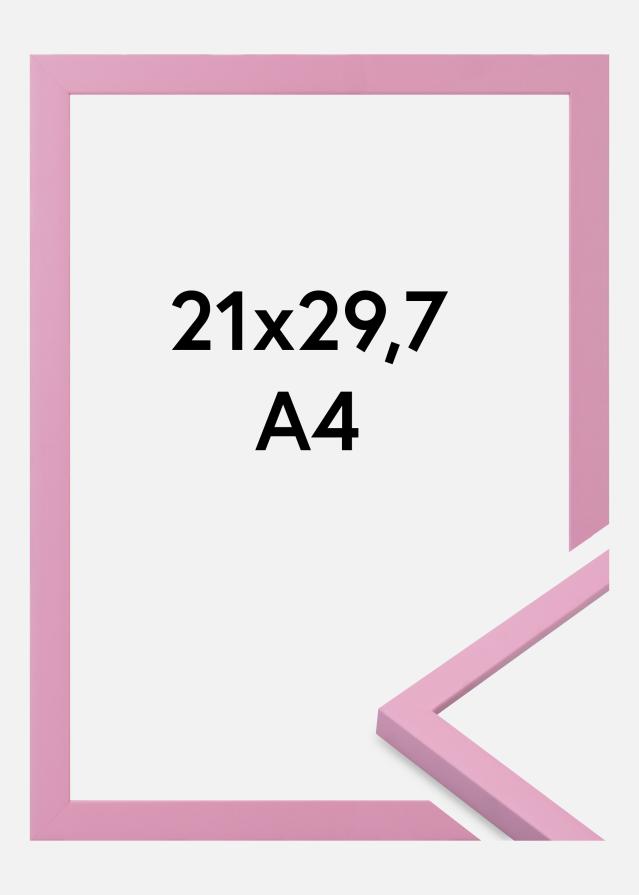 Rama Kent Szkło akrylowe Różowa 21x29,7 cm (A4)
