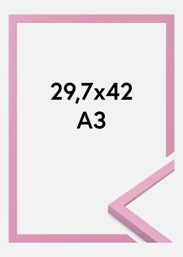 Rama Kent Szkło akrylowe Różowa 29,7x42 cm (A3)