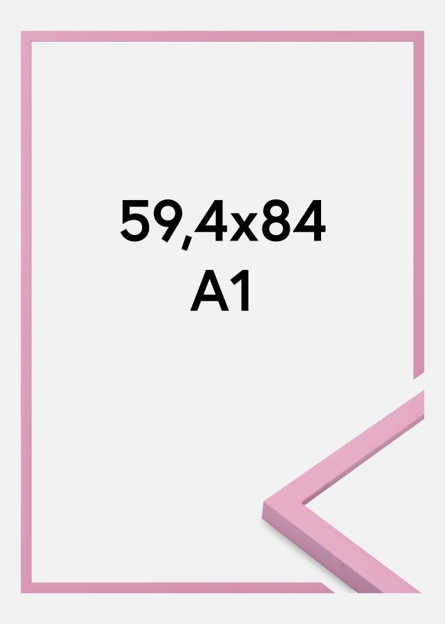 Rama Kent Szkło akrylowe Różowa 59,4x84,1 cm (A1)