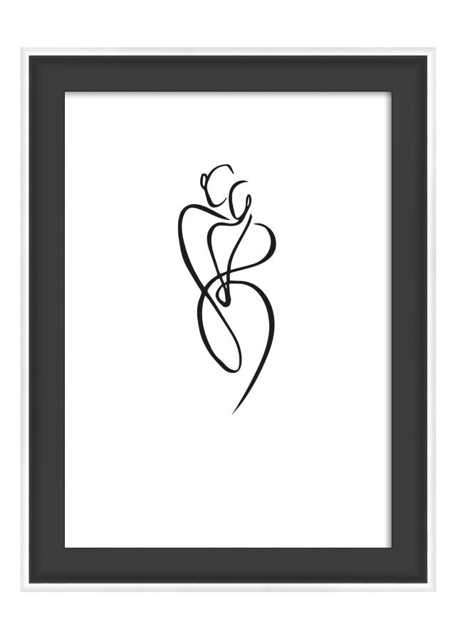 Rama Silhouette Czarny 10x15 cm