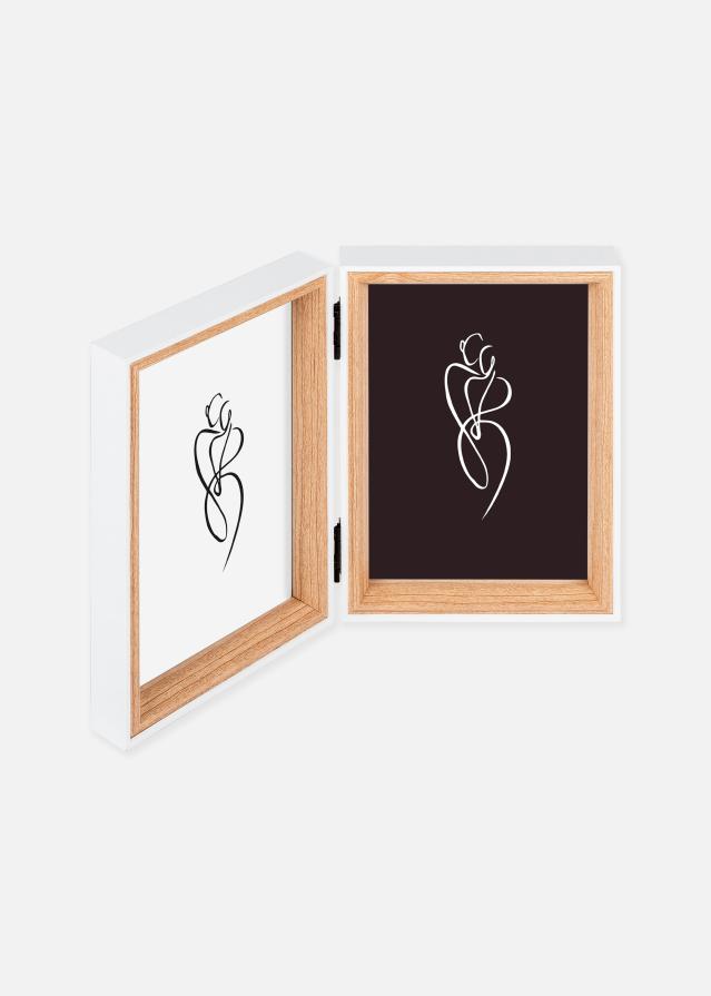 Silhouette Ramka składana Dąb 10x15 cm – 2 zdjęcia