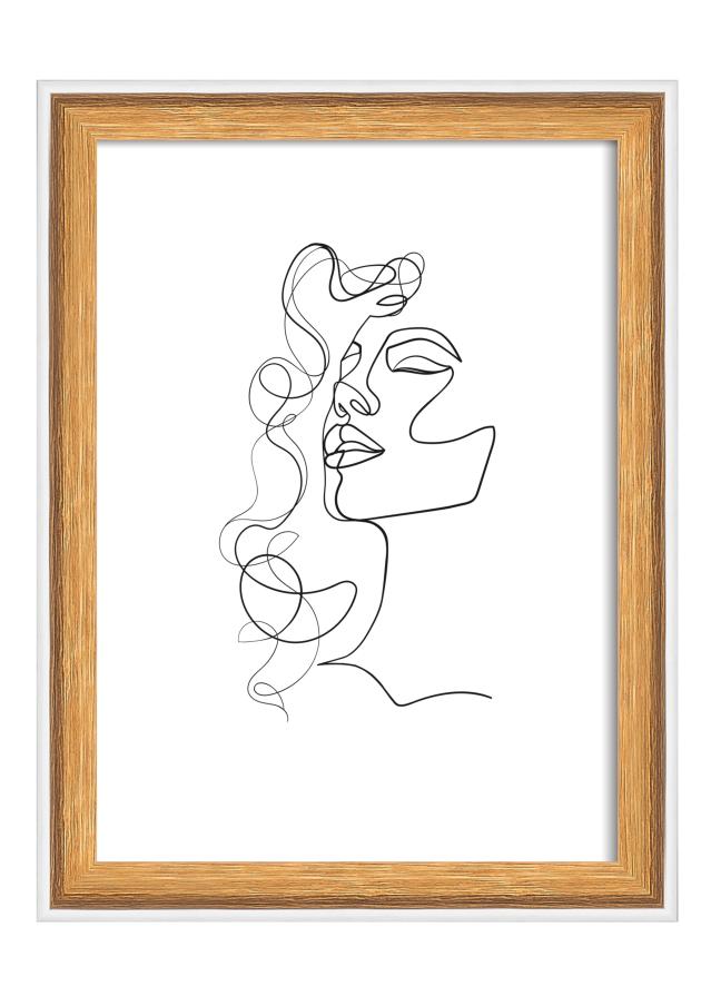 Rama Silhouette Orzech 13x18 cm