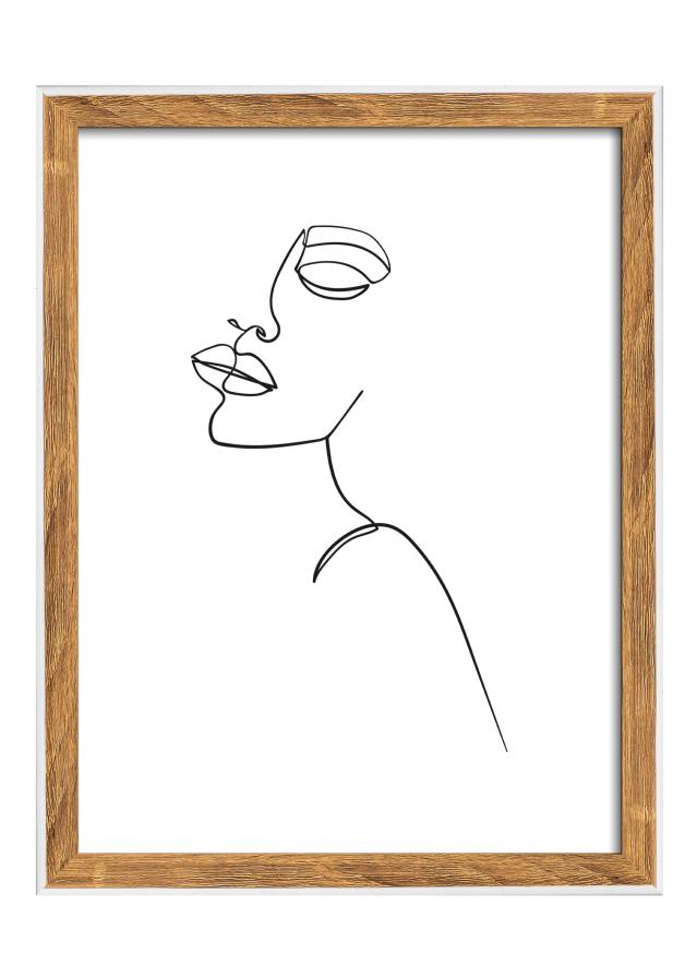 Rama Silhouette Orzech 15x20 cm