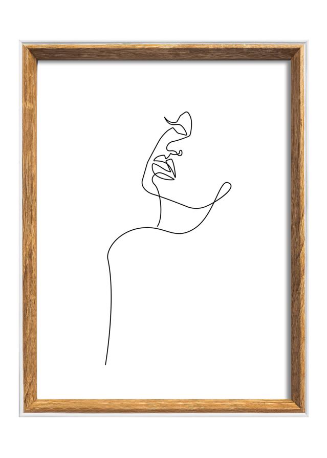 Rama Silhouette Orzech 18x24 cm