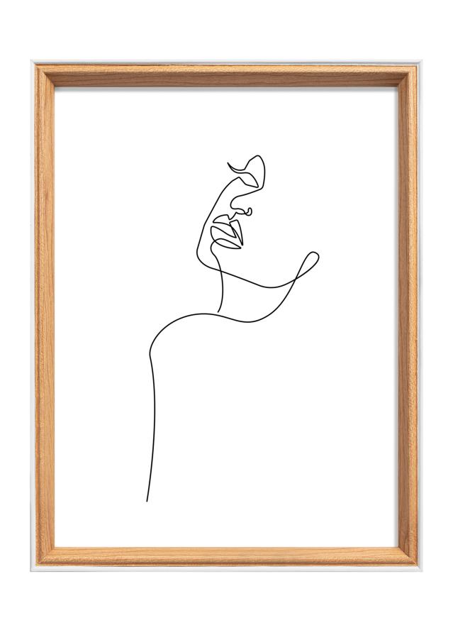 Rama Silhouette Dąb 18x24 cm