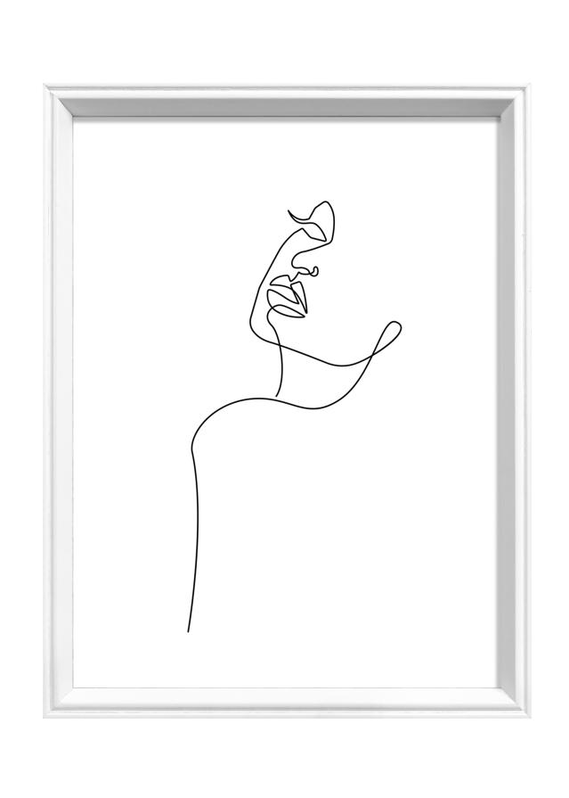 Rama Silhouette Biały 18x24 cm