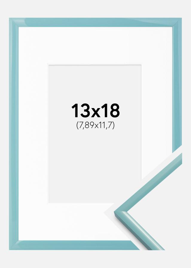 Ramka New Lifestyle Turkos 13x18 cm - Passe-partout Biały 3,5x5 cali