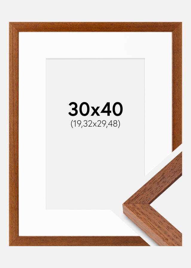 Ramka Hermes Książka 30x40 cm - Passe-partout Biała 8x12 cali