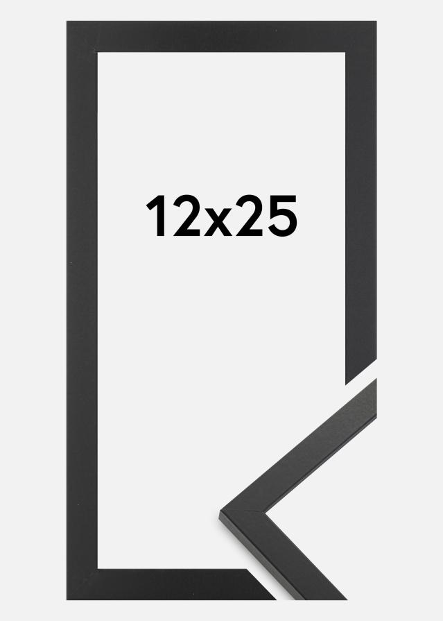 Rama Trendy Szkło akrylowe Czarny 12x25 cm