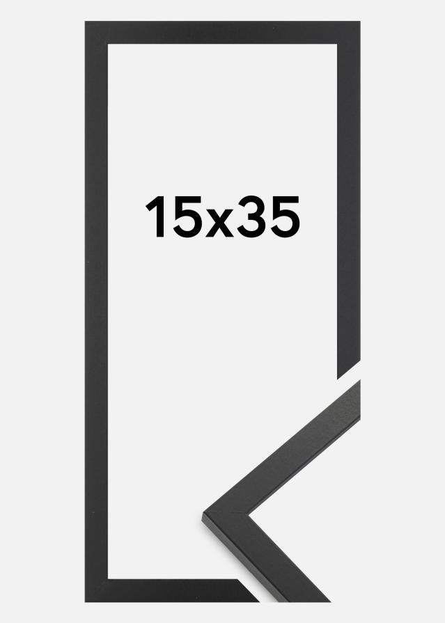 Rama Trendy Szkło akrylowe Czarny 15x35 cm