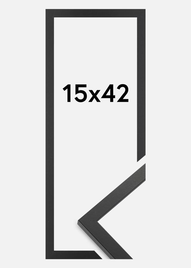 Rama Trendy Szkło akrylowe Czarny 15x42 cm