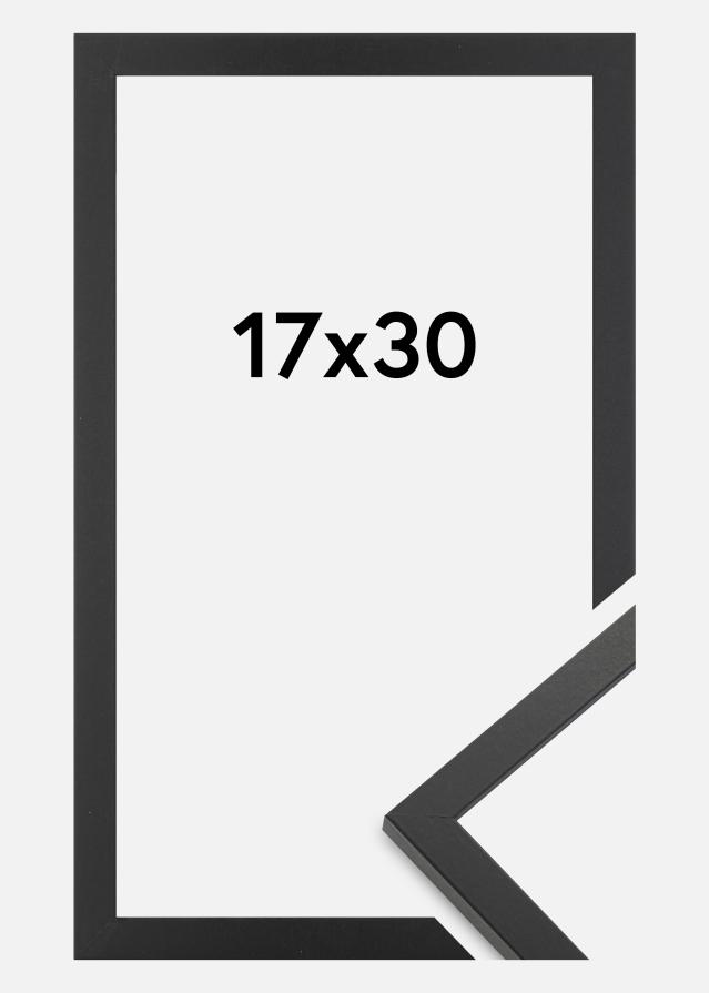 Rama Trendy Szkło akrylowe Czarny 17x30 cm