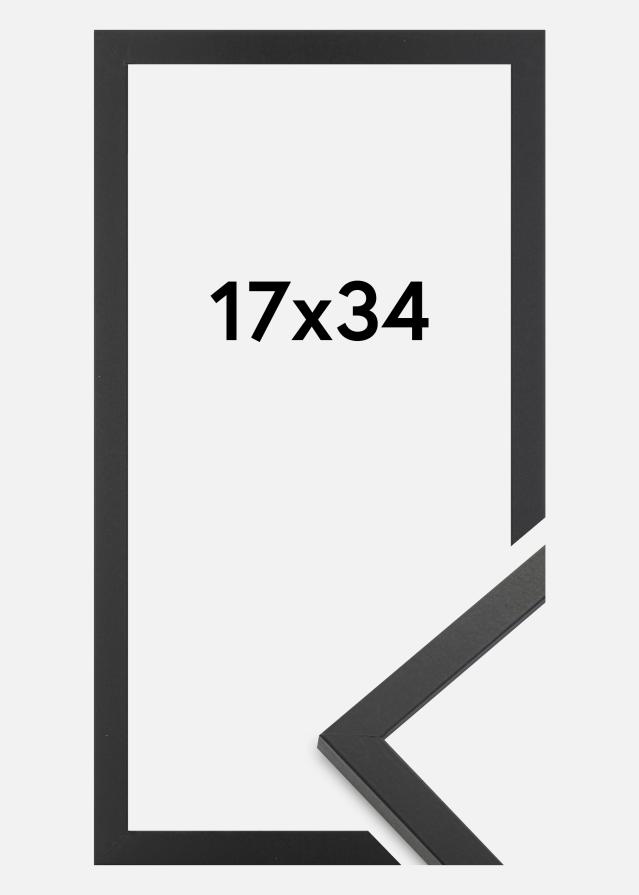 Rama Trendy Szkło akrylowe Czarny 17x34 cm