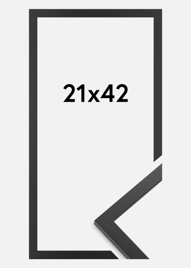Rama Trendy Szkło akrylowe Czarny 21x42 cm