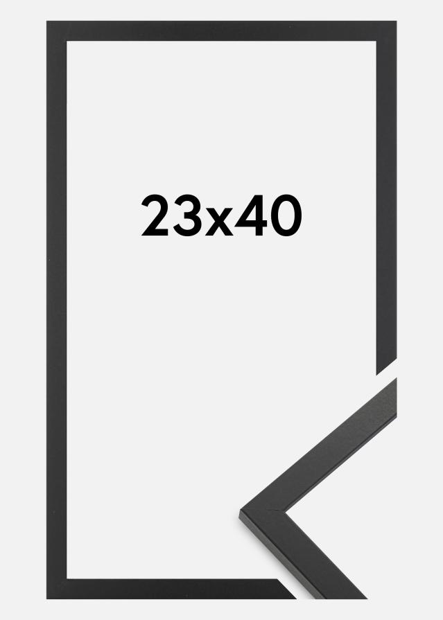 Rama Trendy Szkło akrylowe Czarny 23x40 cm