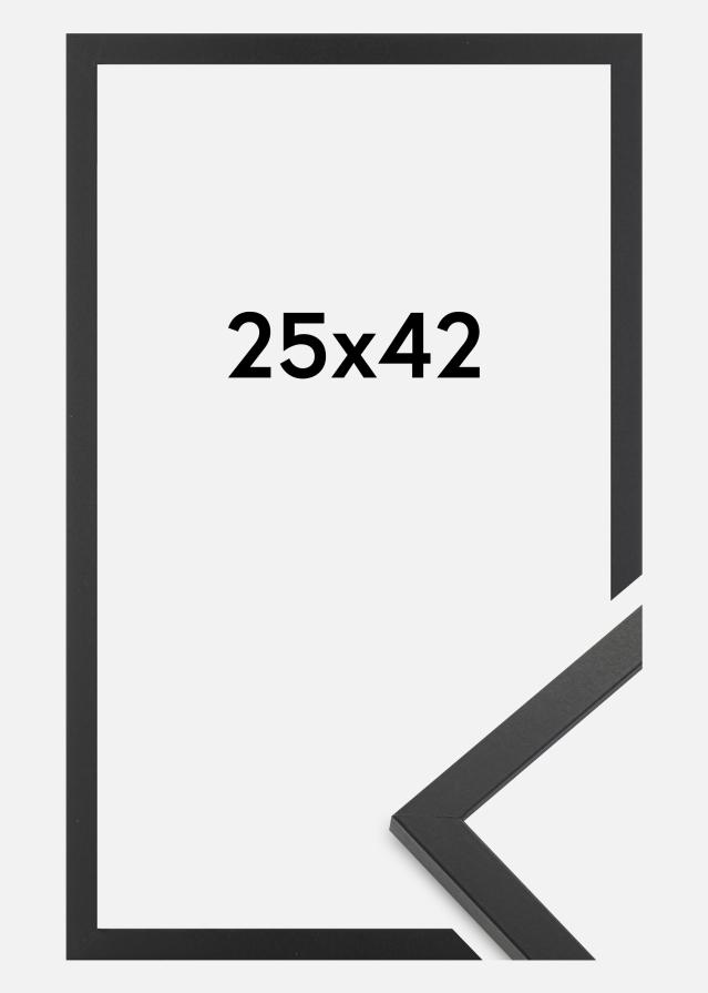 Rama Trendy Szkło akrylowe Czarny 25x42 cm