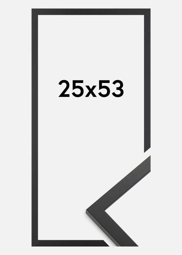 Rama Trendy Szkło akrylowe Czarny 25x53 cm