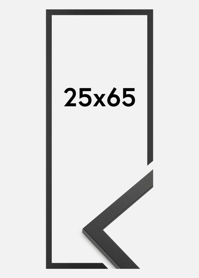 Rama Trendy Szkło akrylowe Czarny 25x65 cm