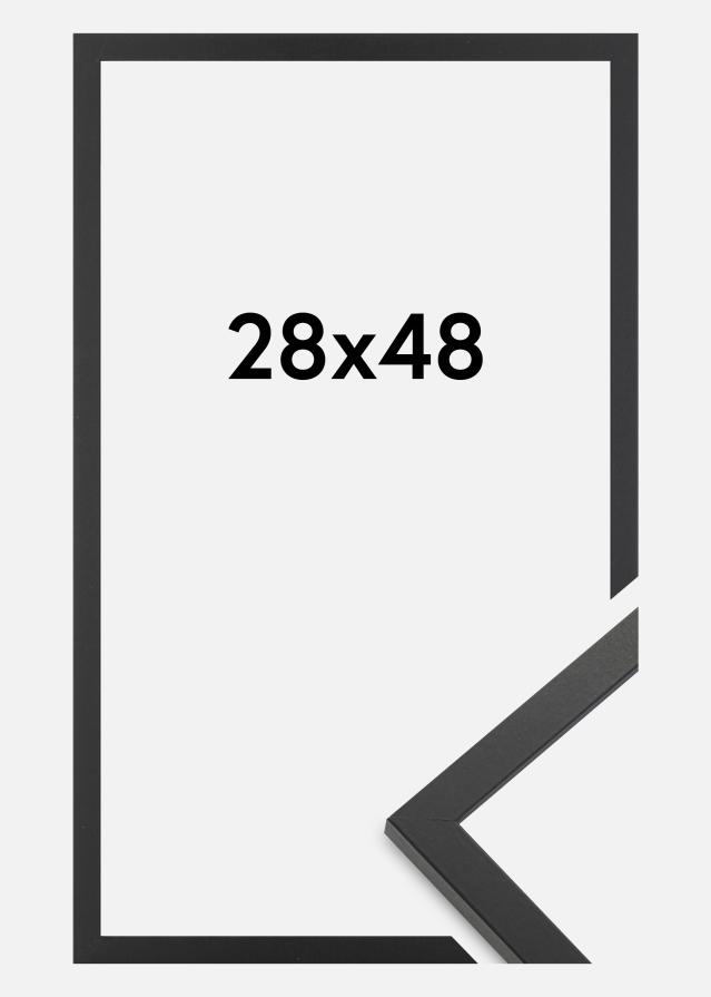 Rama Trendy Szkło akrylowe Czarny 28x48 cm