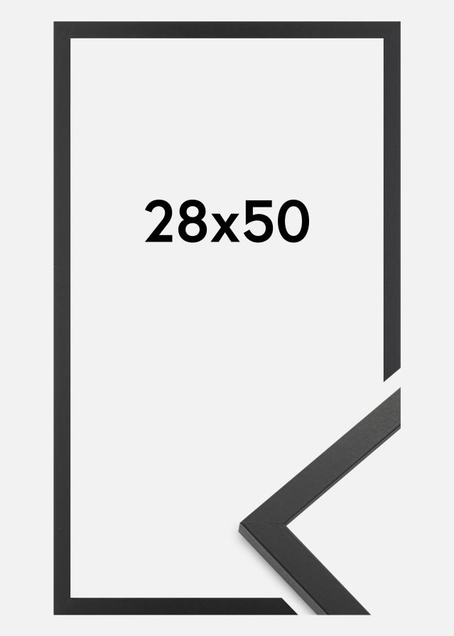 Rama Trendy Szkło akrylowe Czarny 28x50 cm