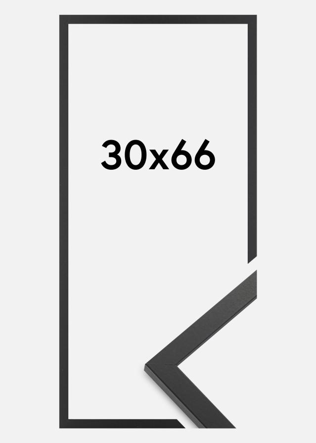 Rama Trendy Szkło akrylowe Czarny 30x66 cm