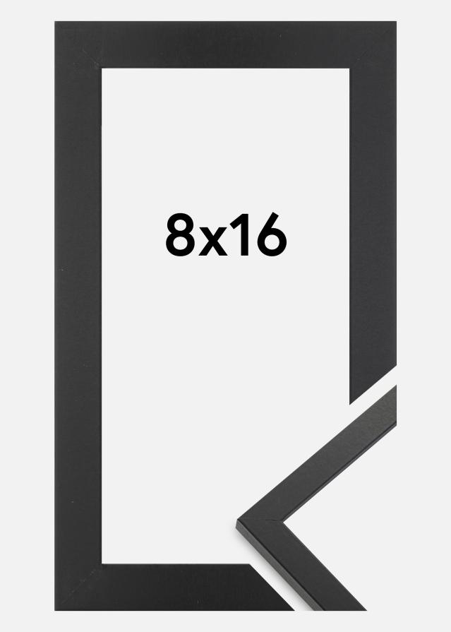 Rama Trendy Szkło akrylowe Czarny 8x16 cm