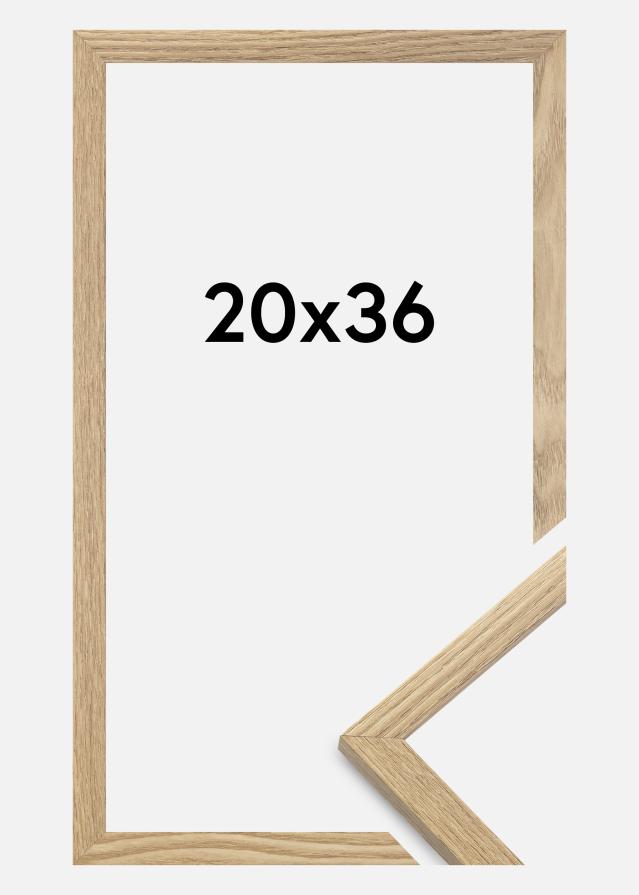 Rama Trendy Szkło akrylowe Dąb 20x36 cm