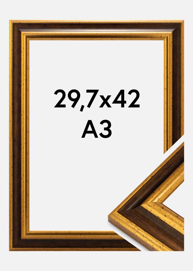Rama Aberystwyth Szkło akrylowe Złoto 29,7x42 cm (A3)