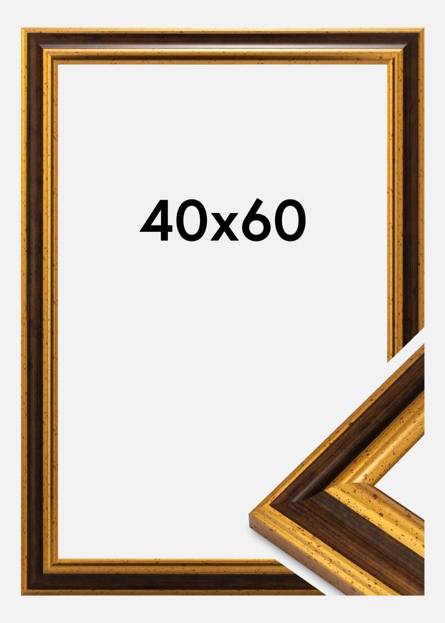 Rama Aberystwyth Szkło akrylowe Złoto 40x60 cm
