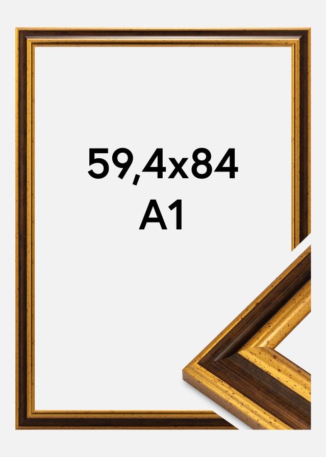 Rama Aberystwyth Szkło akrylowe Złoto 59,4x84,1 cm (A1)