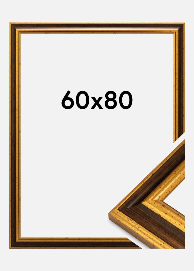 Rama Aberystwyth Szkło akrylowe Złoto 60x80 cm
