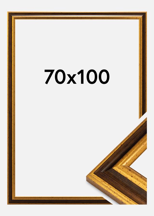 Rama Aberystwyth Szkło akrylowe Złoto 70x100 cm