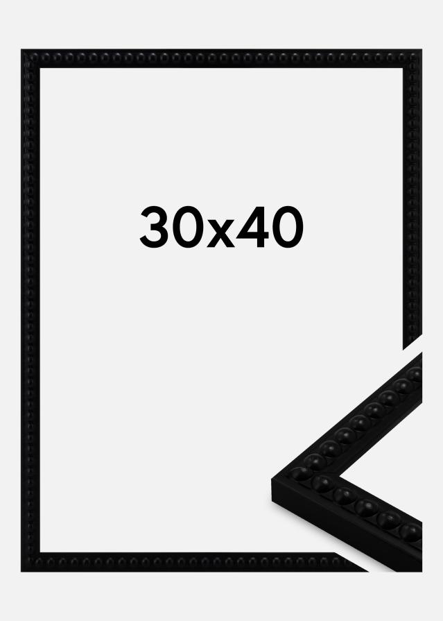 Rama Perla Szkło akrylowe Czarny 30x40 cm