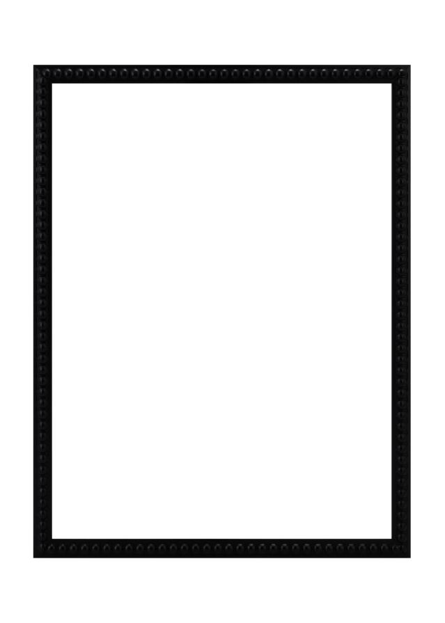 Rama Perla Szkło akrylowe Black 60x80 cm