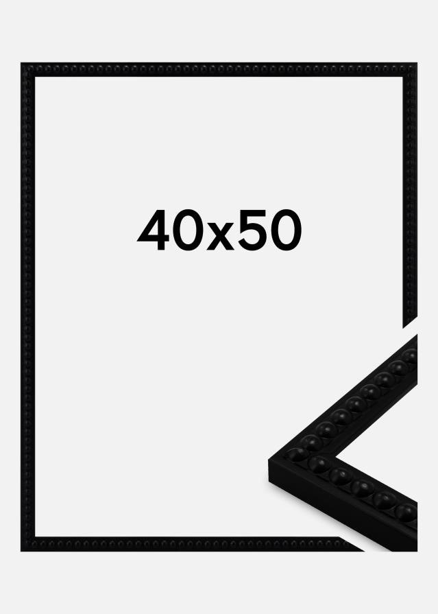 Rama Perla Szkło akrylowe Czarny 40x50 cm