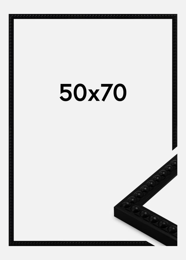 Rama Perla Szkło akrylowe Czarny 50x70 cm