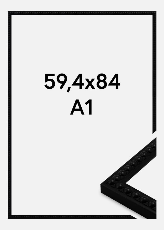 Rama Perla Szkło akrylowe Czarny 59,4x84 cm (A1)