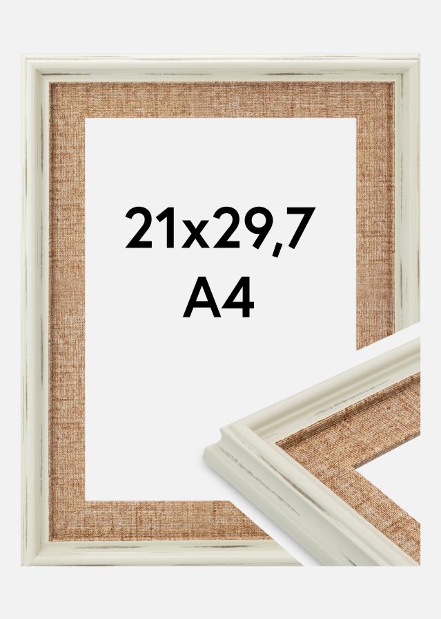Rama Sandweave Szkło akrylowe Biały 21x29,7 cm (A4)