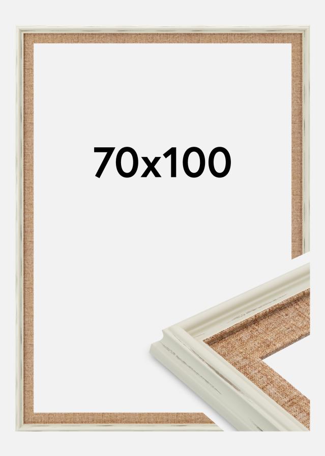 Rama Sandweave Szkło akrylowe Biały 70x100 cm