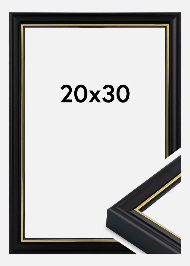 Rama Canterbury Szkło akrylowe Czarny 20x30 cm