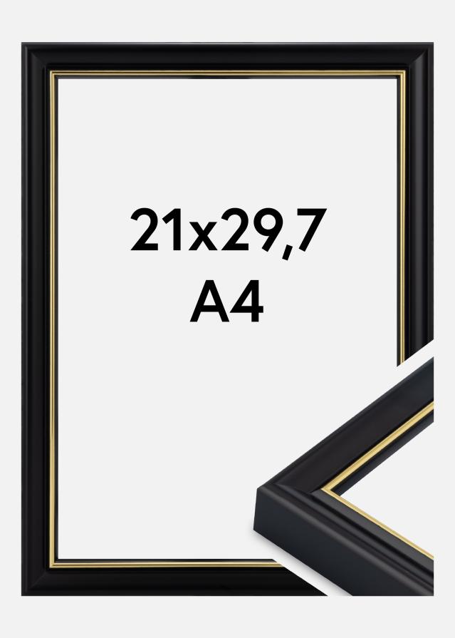 Rama Canterbury Szkło akrylowe Czarny 21x29,7 cm (A4)