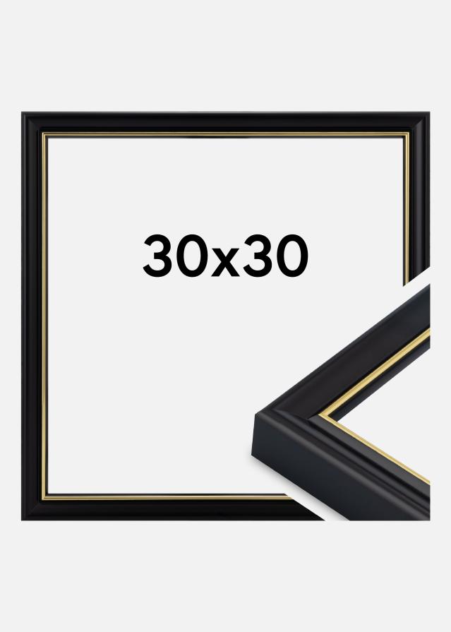 Rama Canterbury Szkło akrylowe Czarny 30x30 cm