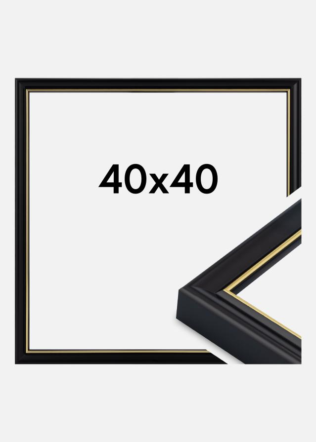 Rama Canterbury Szkło akrylowe Czarny 40x40 cm