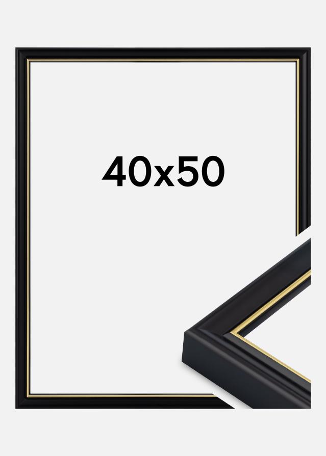 Rama Canterbury Szkło akrylowe Czarny 40x50 cm