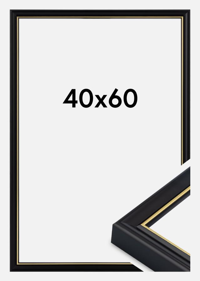 Rama Canterbury Szkło akrylowe Czarny 40x60 cm