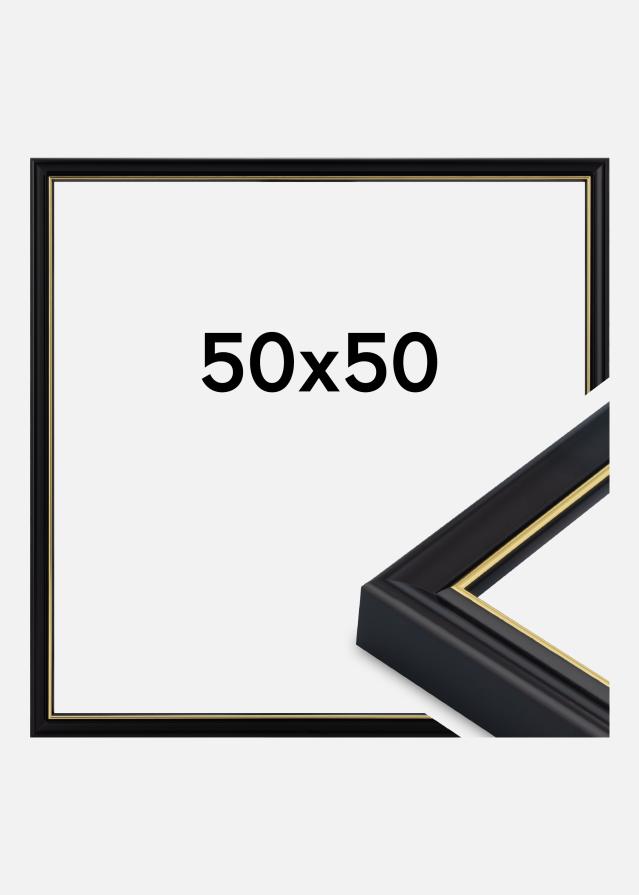 Rama Canterbury Szkło akrylowe Czarny 50x50 cm