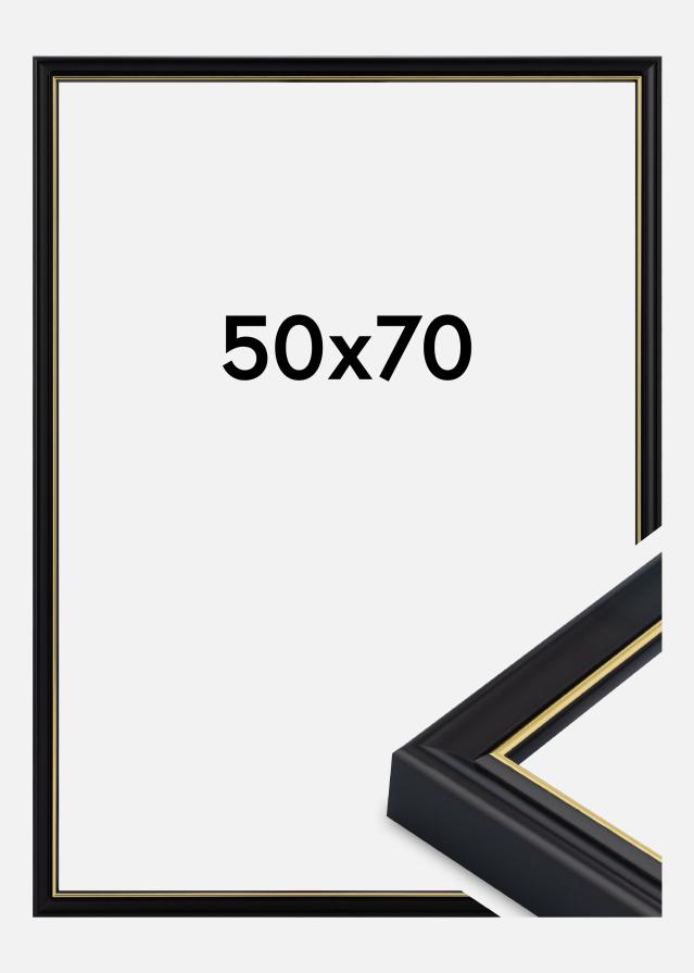 Rama Canterbury Szkło akrylowe Czarny 50x70 cm