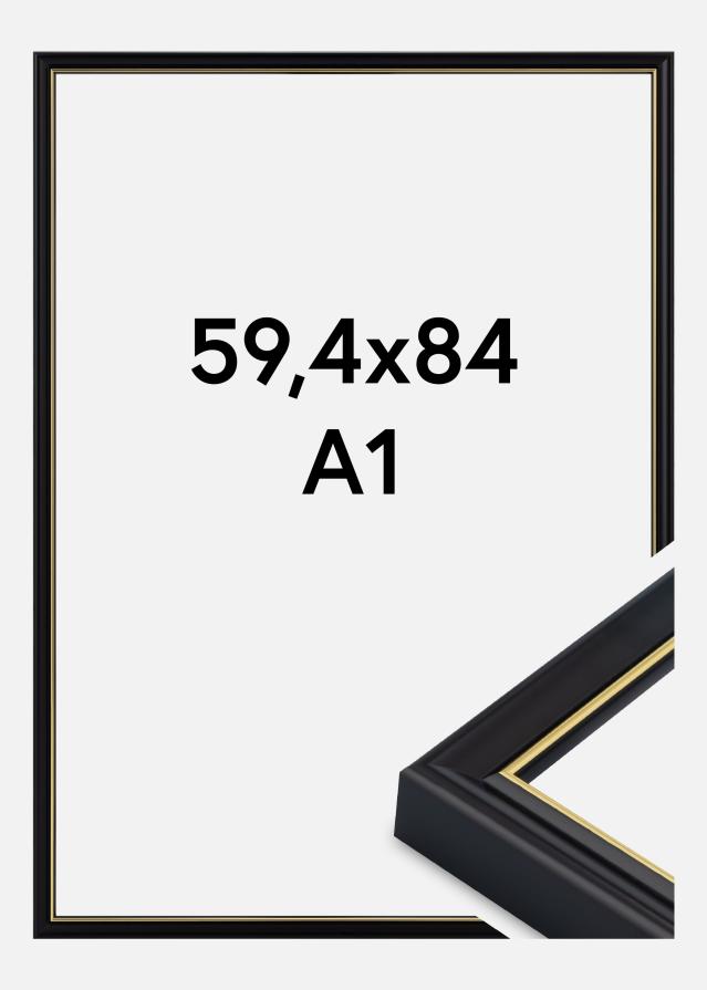 Rama Canterbury Szkło akrylowe Czarny 59,4x84,1 cm (A1)